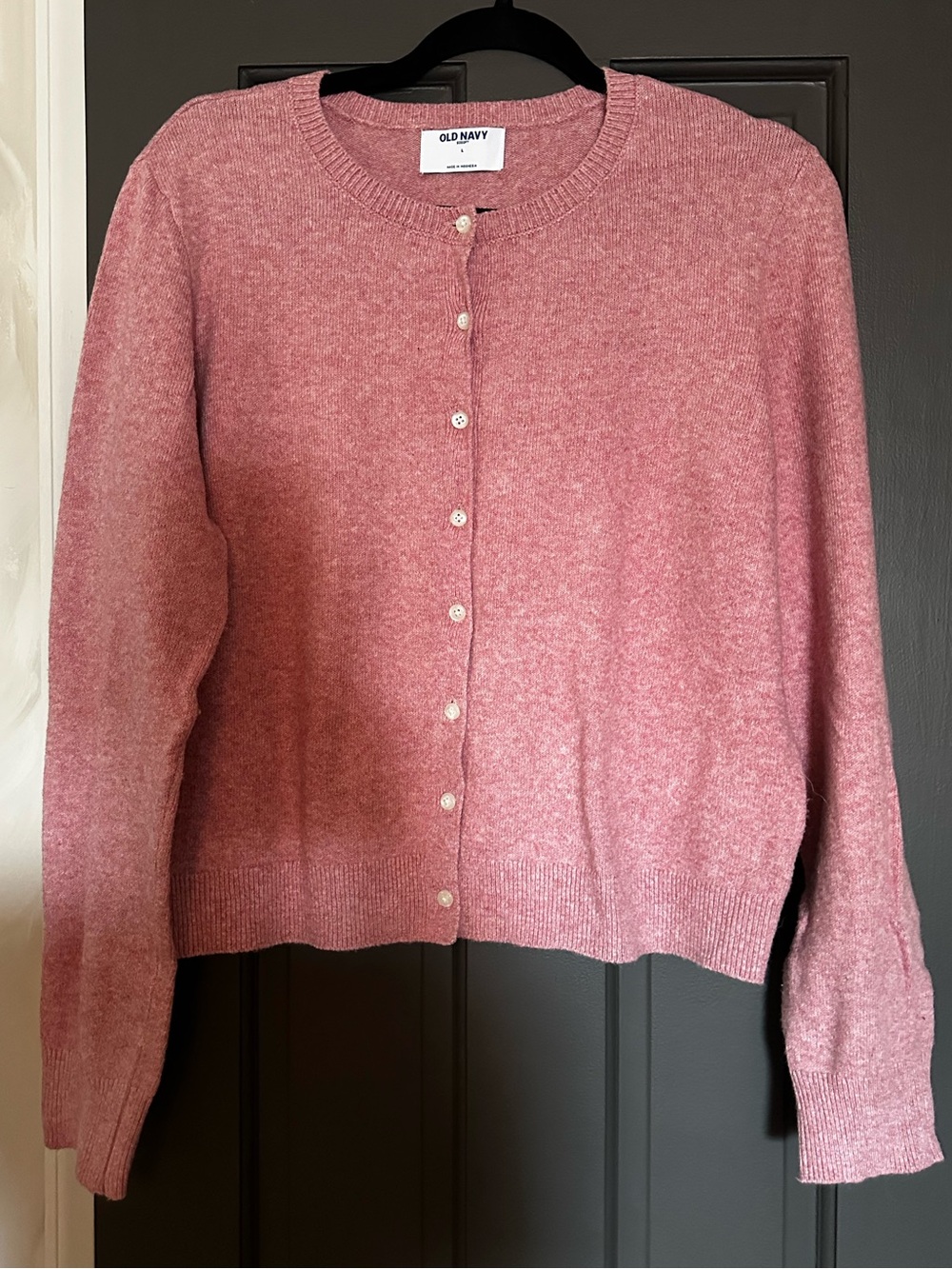 Old Navy Dusty Rose Button-Front Cardigan